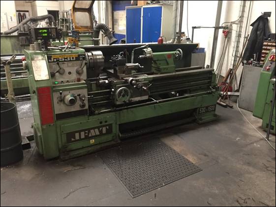 JFMT drejebænk 1500 mm.